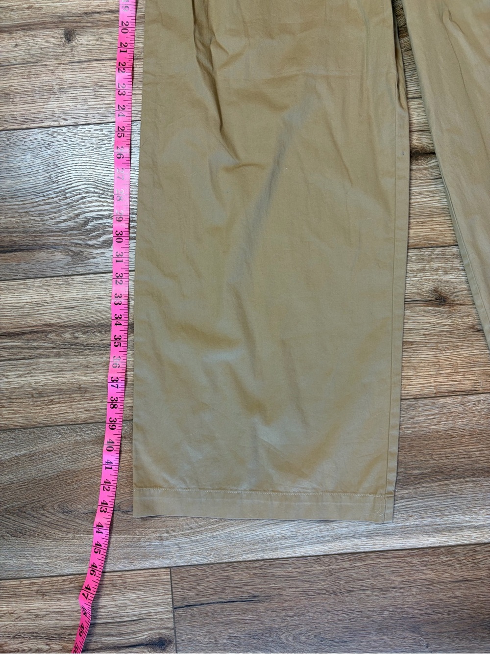 LOFT Sailor Button Light Academia Capsule Wardrobe Wide Leg Pants in Twill - Picture 4 of 13